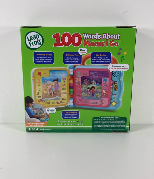 secondhand Leap Frog 100 Words About Places I Go Book