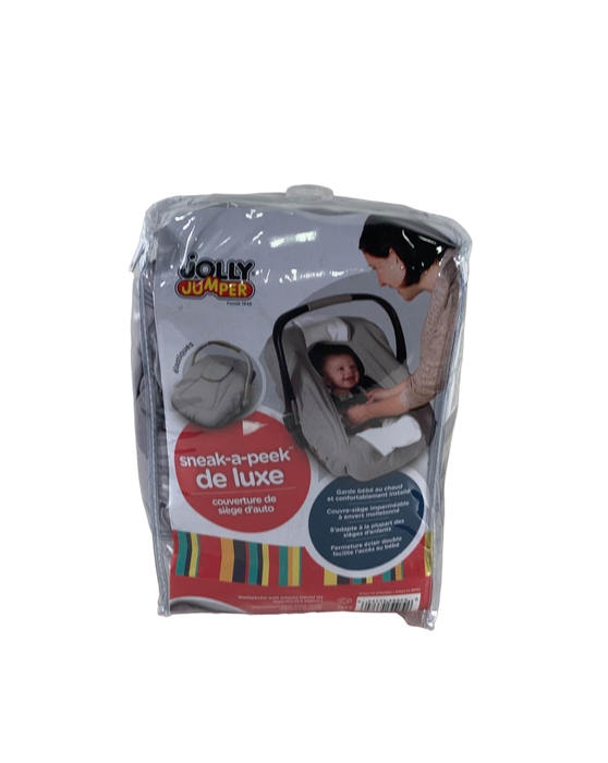 secondhand Jolly Jumper Arctic Sneak-A-Peek Infant Car Seat Cover With Attached Blanket