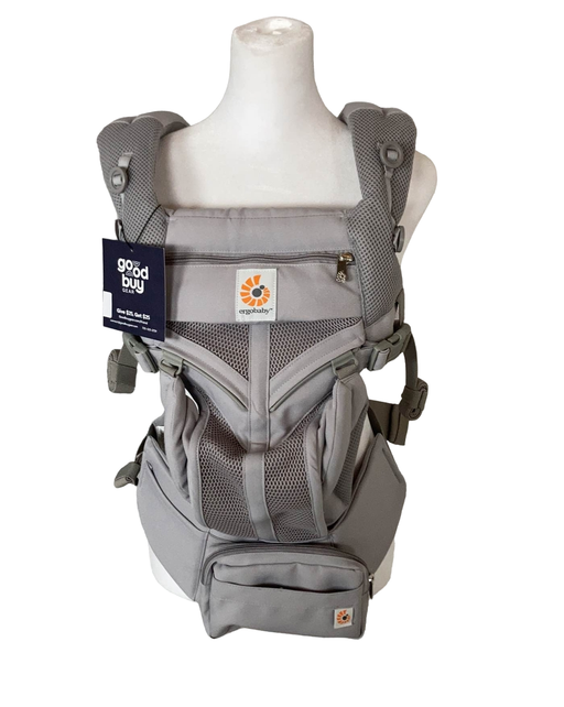 used Ergobaby Omni 360 Cool Air Mesh Baby Carrier, Pearl Grey