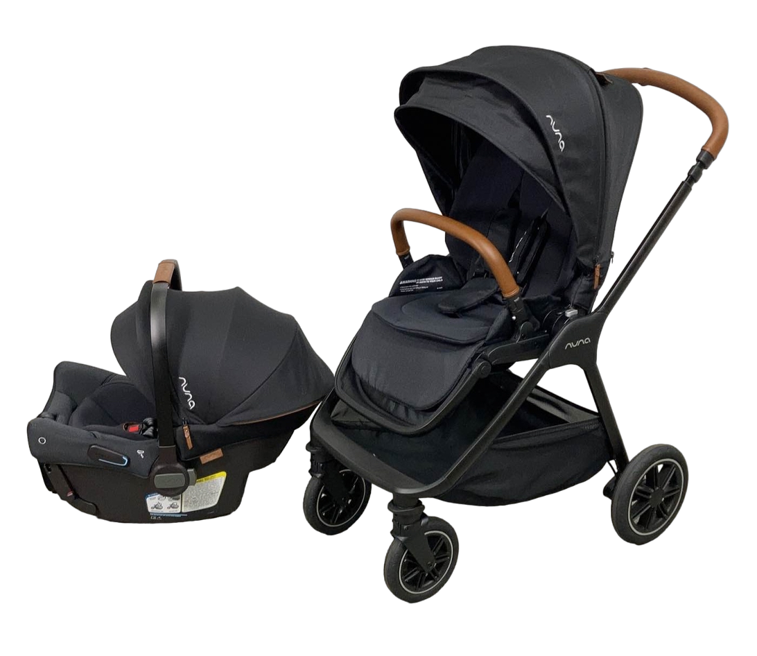 nuna triv stroller and car seat Nuna Triv Next + Pipa Urbn Travel System, 2023, Caviar