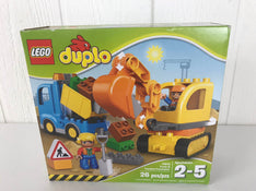 used Lego Duplo Truck & Tracked Excavator Set