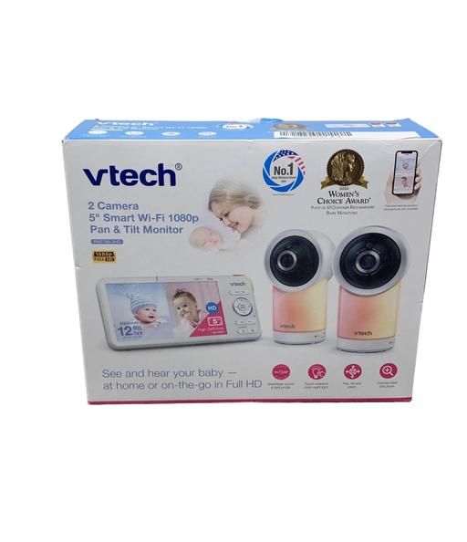 used VTech 5” Smart Wi-Fi 1080p Pan & Tilt Monitor RM5766-2HD