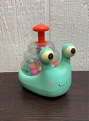 secondhand B. toys Escar-Glooooow Spinning Snail Popper