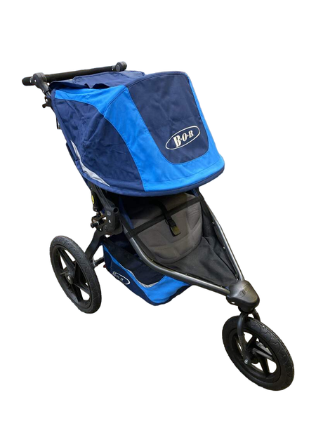 brown and blue bob stroller BOB Revolution Flex 3.0 Single Jogging Stroller, 2019, blue
