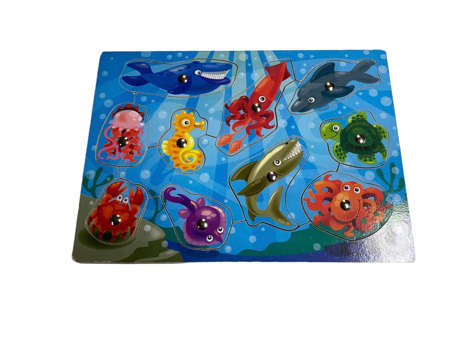 secondhand Melissa & Doug Fishing Magnetic Puzzle Game