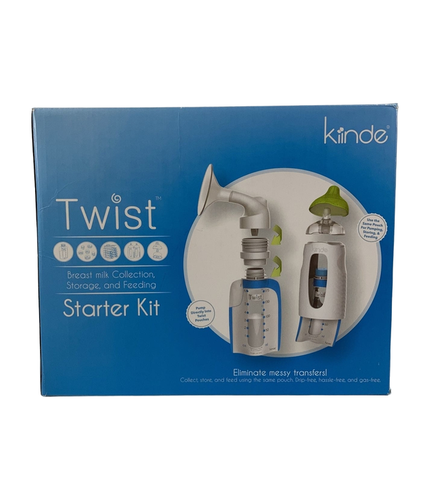 used Kiinde Breast Milk Storage Twist Starter Kit