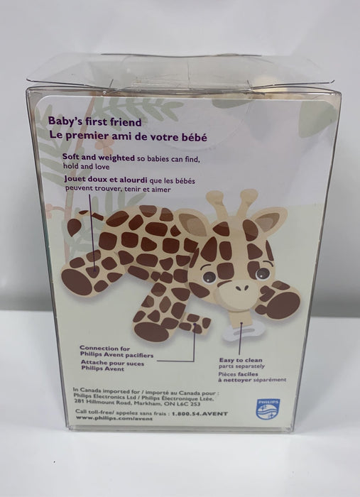 secondhand Philips Avent Soothie Snuggle, - Giraffe