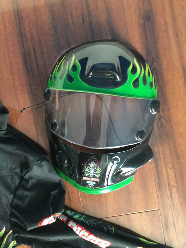 Incharacter Monster Jam Grave Digger Costume, Size 8