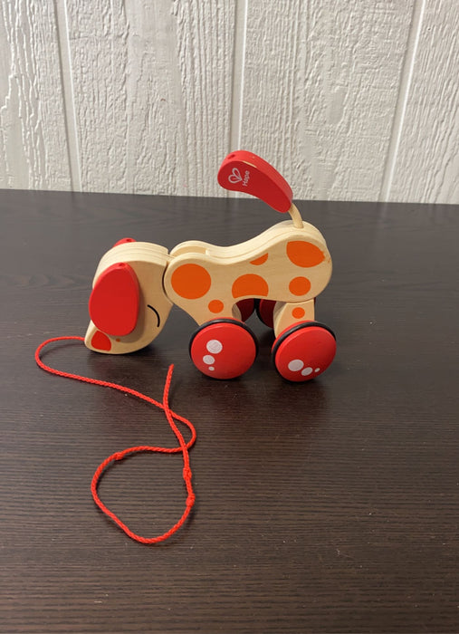 used Hape Pepe Pull Along Toy
