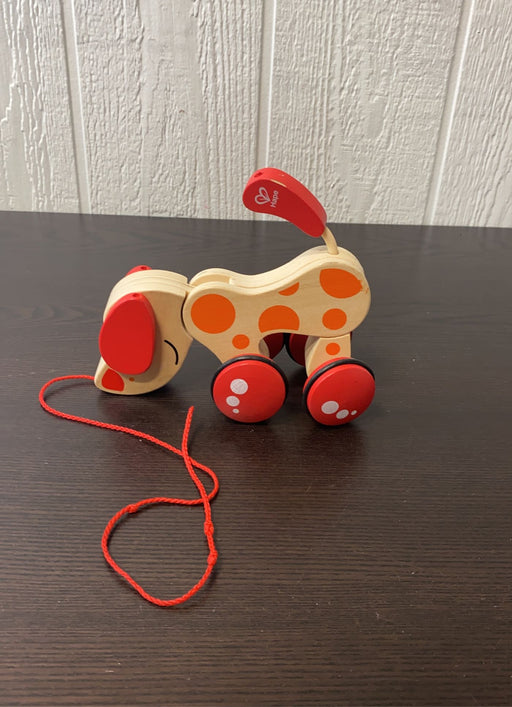 used Hape Pepe Pull Along Toy