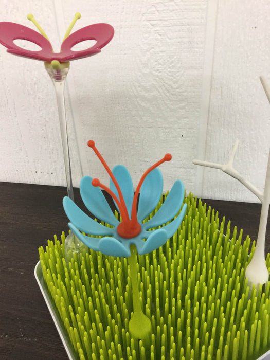 secondhand Boon Grass Countertop Drying Rack with Twig Accessory