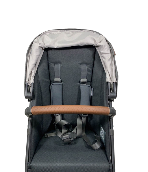 secondhand UPPAbaby VISTA RumbleSeat V2, 2015+, 2021, Greyson (Charcoal Melange)