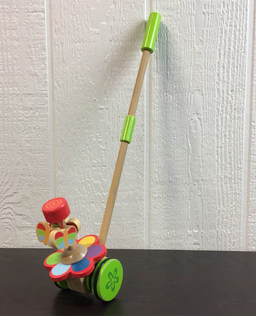 used Hape Dancing Butterflies Push And Pull Toy
