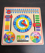 used Small World Toys All About Today Board