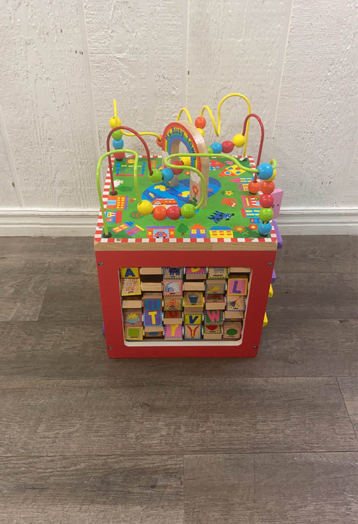 used ALEX Toys Discover My Busy Town Wooden Activity Cube