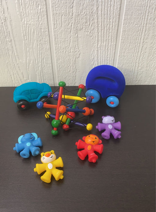 used BUNDLE Grasping Toys, Rubbabu & Manhattan Toy