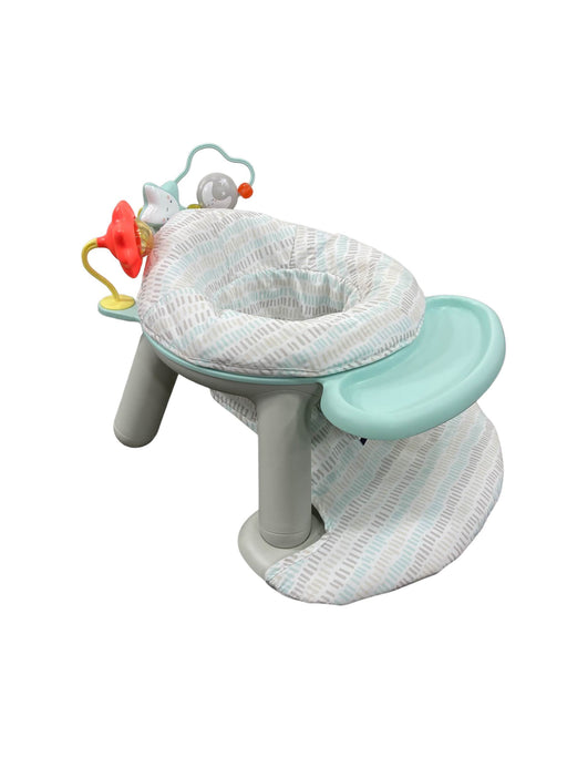 used Skip Hop 2-in-1 Sit-up Activity Baby Chair, Silver Cloud Lining