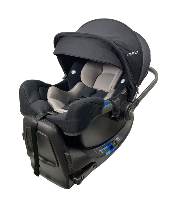 used Nuna PIPA rx Infant Car Seat, Caviar, 2023