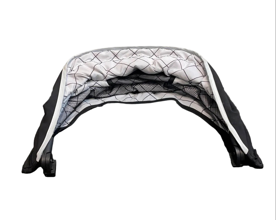 Shop Mockingbird Extendable Canopy with Sunshade, Black, Windowpane at GoodBuy Gear