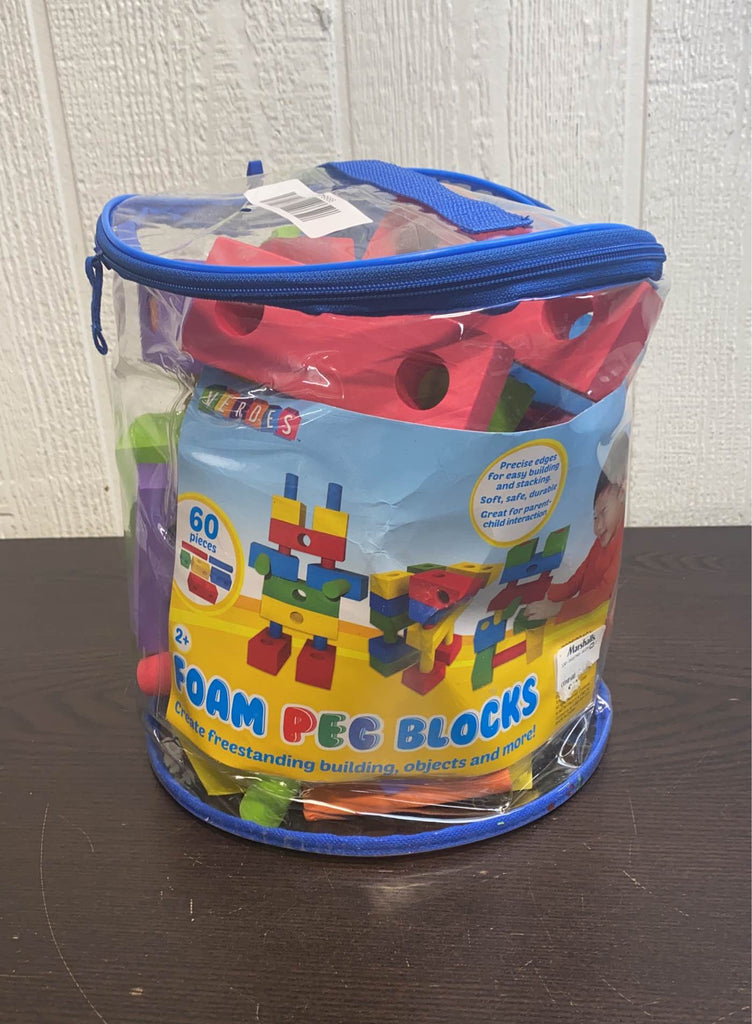 Verdes Foam Peg Building Block Set