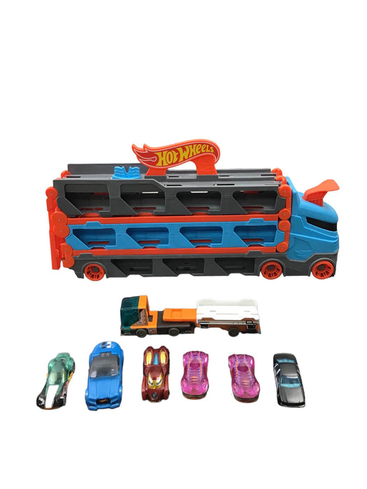 used Hot Wheels Speedway Hauler Storage Carrier