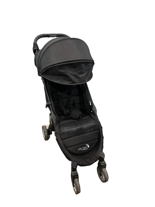 used Baby Jogger City Tour Stroller, 2016, Onyx, With Carry Bag