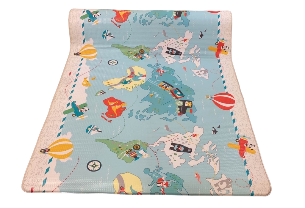 secondhand Skip Hop Reversible Foam Play Mat, Little Traveler