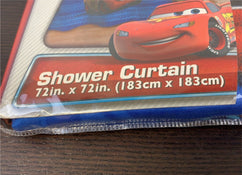 secondhand Disney Shower Curtain, Cars