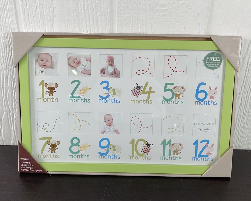 used Fetco Home Decor Darling 12-Month 12-Opening Collage Frame