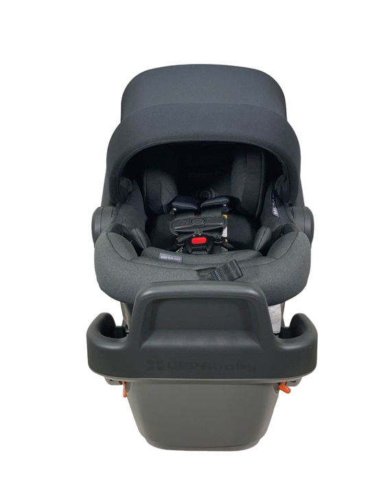 secondhand UPPAbaby MESA MAX Infant Car Seat and Base, Jake Charcoal, 2022