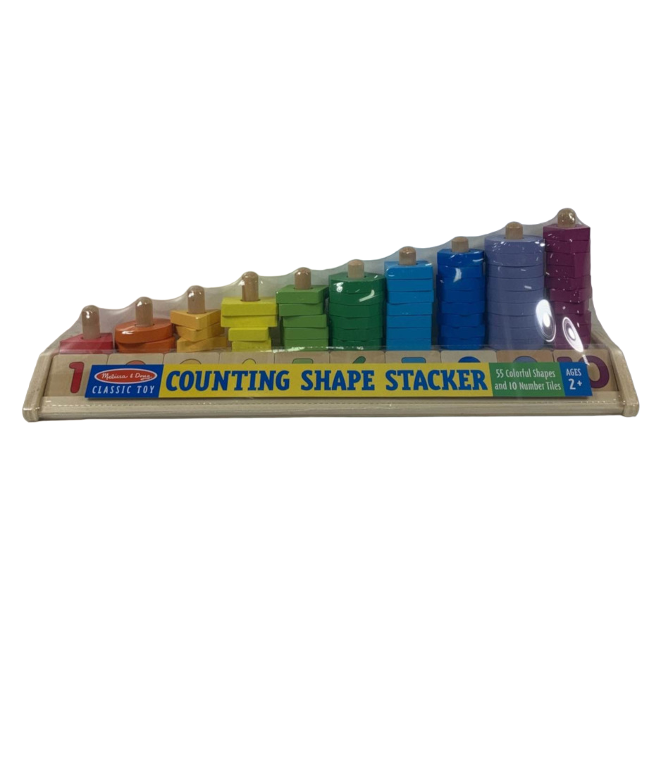 Melissa & Doug Counting Shape Stacker