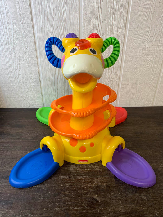 secondhand Fisher Price Sit-To-Stand Giraffe