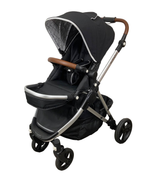 used Mockingbird Single Stroller, 2019, Black, Windowpane, Silver With Penny Leather