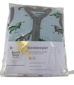 used Burt's Bees Baby Beekeeper Wearable Blanket, Large, 1.5 TOG (Medium Weight), Dinosaurs