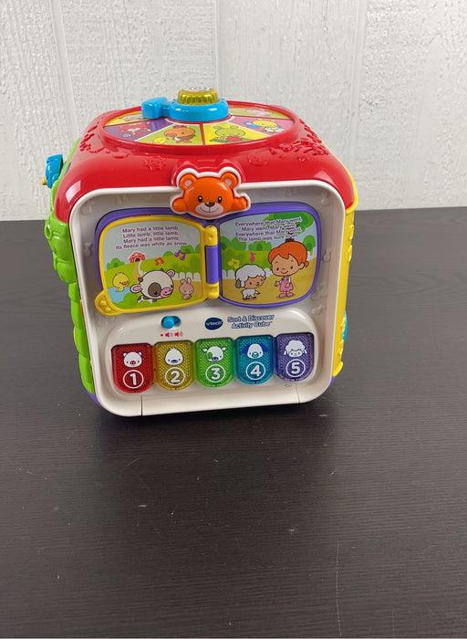 used VTech Sort And Discover Activity Cube