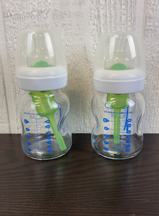 used BUNDLE Dr. Brown’s Glass Narrow Baby Bottles