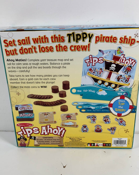 secondhand Melissa & Doug Tips Ahoy! Game