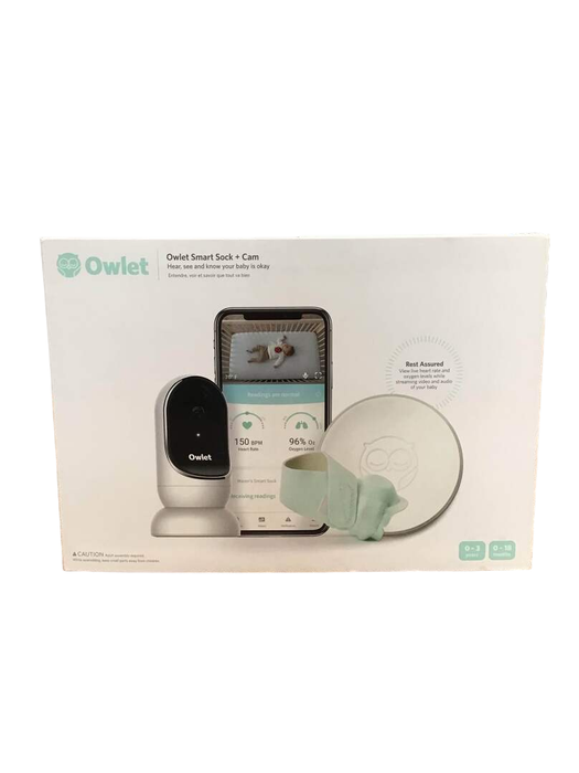 used Owlet Smart Sock 2 Monitor Duo