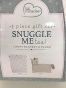 secondhand Little Miracles Snuggle Me Too! 2-Piece Comfy Blanket And Plush Gift Set