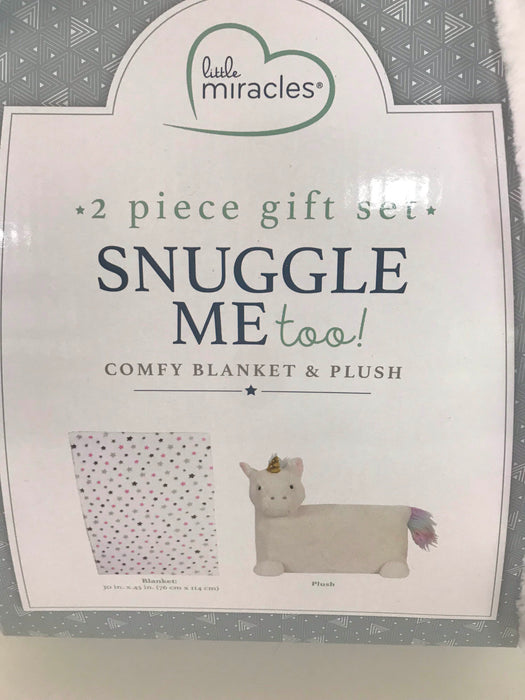 secondhand Little Miracles Snuggle Me Too! 2-Piece Comfy Blanket And Plush Gift Set