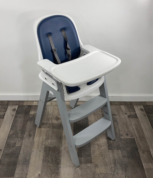 used OXO Tot Sprout High Chair, Navy/Gray