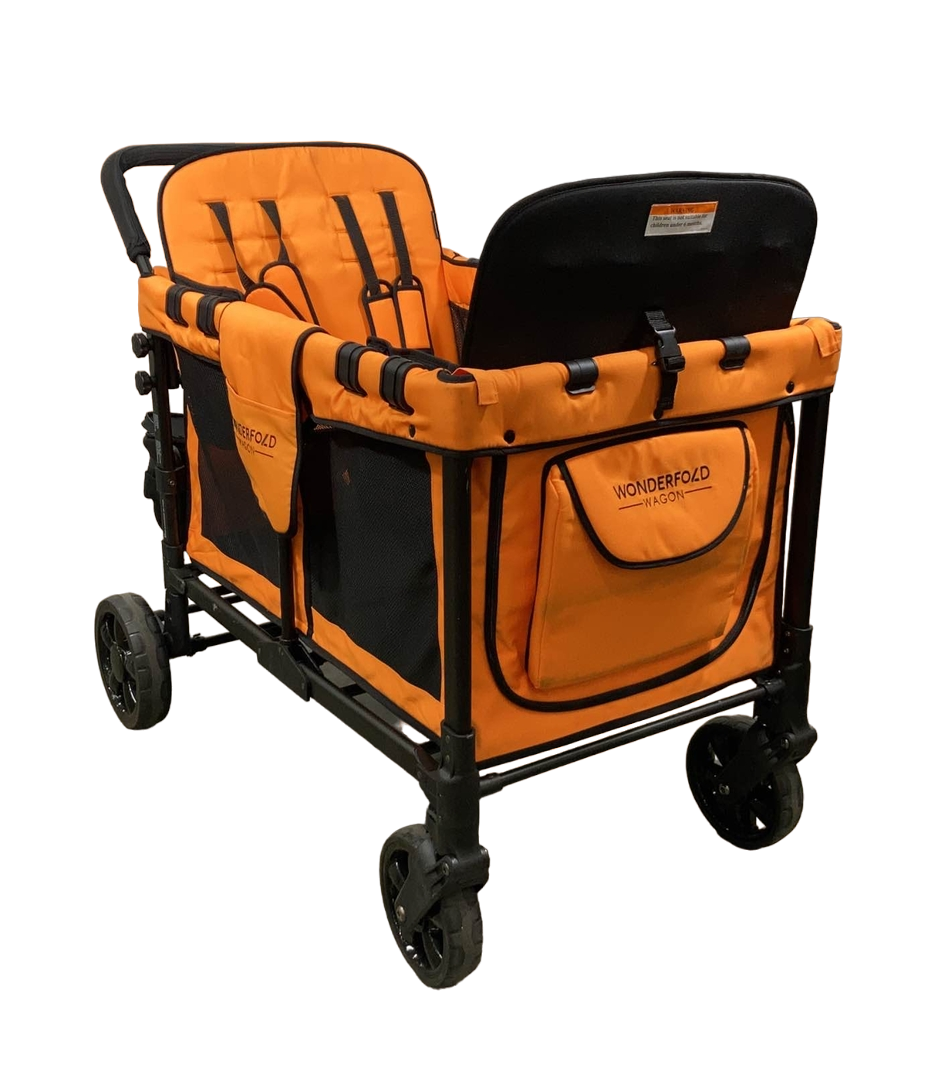 wonderfold quad stroller wagon Wonderfold W4 Multifunctional Quad Stroller Wagon, 2021, Sunset Orange