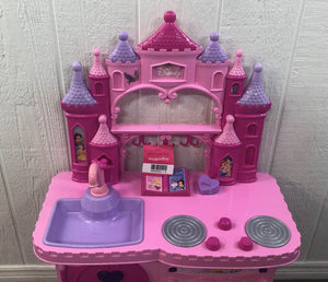 Disney Princess Kitchen Playset with Sounds Unboxing, Assembling and  Playtime. A Pink Toy Playset 