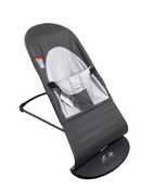 used BabyBjorn Bouncer Balance, Dark Grey/Grey, Black Frame