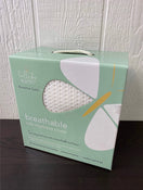 used Lullaby Earth Breathe Safe Air Breathable Crib Mattress Pad