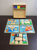 secondhand Melissa & Doug Beginner Pattern Blocks