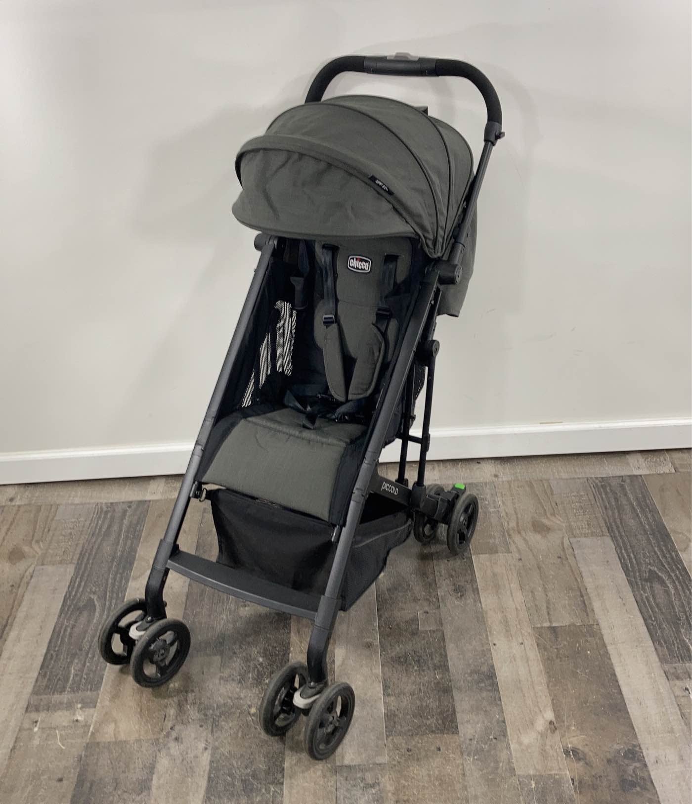 pekopoko チャコールグレーXS Chicco Piccolo Stroller, Carbon Grey, 2019