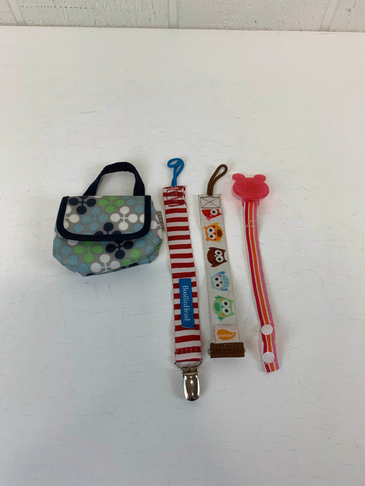 used BUNDLE Pacifier Clips