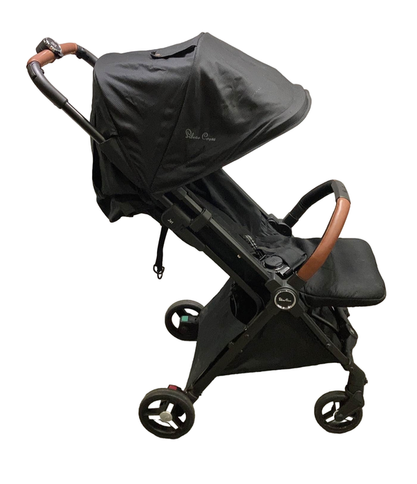 secondhand Silver Cross Jet 3 Super Compact Stroller, 2022, Black