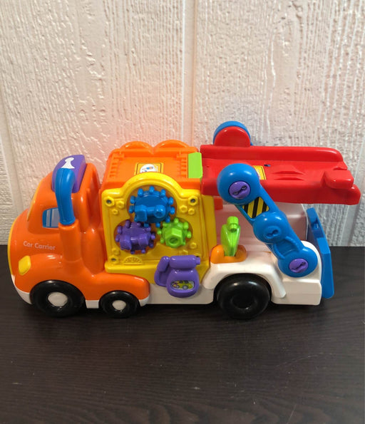 secondhand VTech Go! Go! Smart Wheels Deluxe Car Carrier